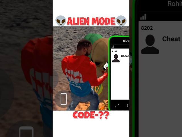 Alien Mode Cheat Code in Indian bike driving 3d|Indian bike driving 3d new update #shorts