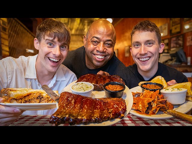 Two Brits Mind-blown trying Memphis BBQ Ribs for the first time!