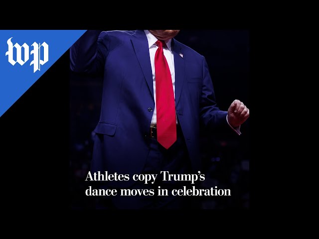 Athletes copy Trump’s dance moves in celebration