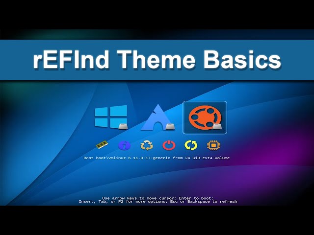 How To Change rEFInd Theme