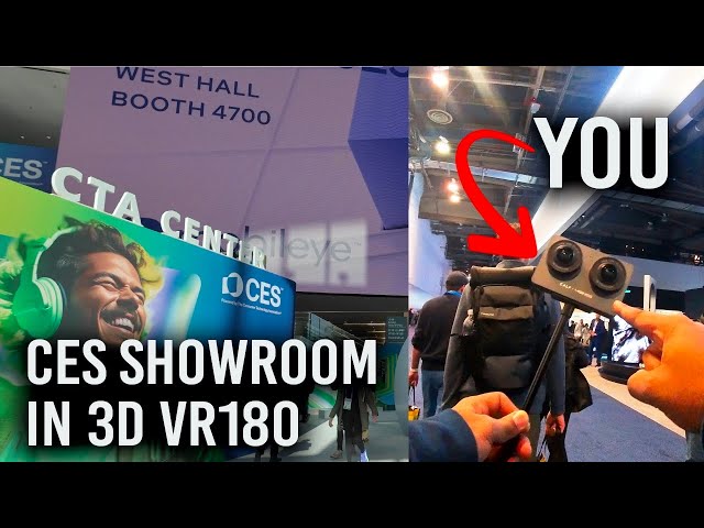 I took you to CES! | CES 2025 Showroom in 180º 3D VR!