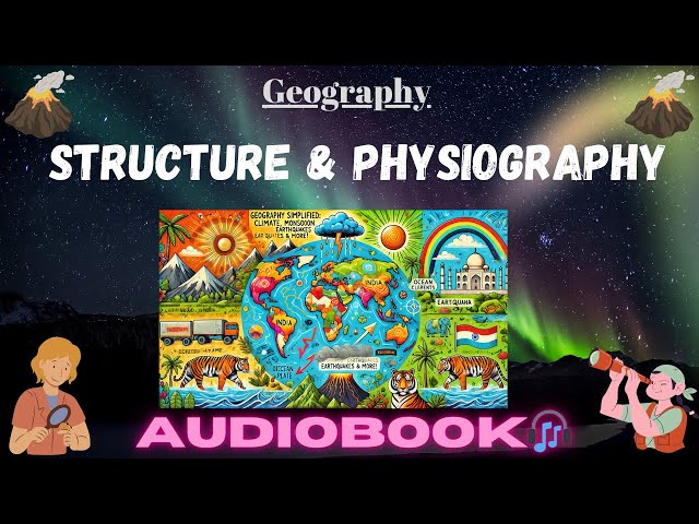 Structure & Physiography | GEOGRAPHY | UPSC, 71th BPSC,SSC,and state PSC | AUDIOBOOK 🎧