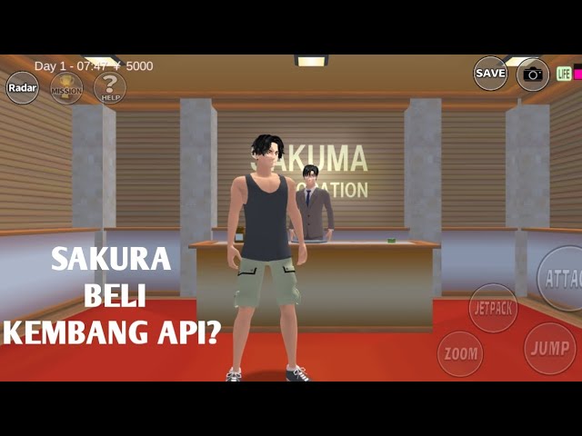 SAKURA BELI KEMBANG API? | #sakuraschoolsimulator #rendgame