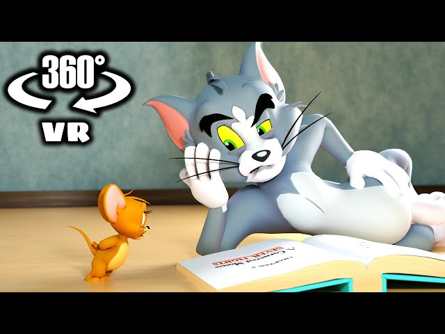 Tom and Jerry 360° VR video injected