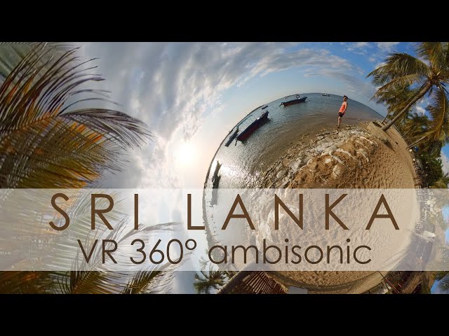 VR 360 Sri Lanka's Pasikuda Beach | Insta360 One X2 Ambisonic Video