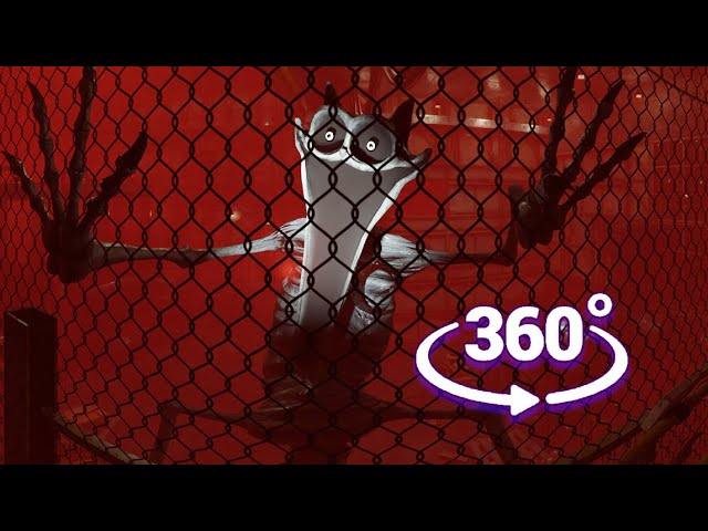 VR Poppy Playtime CATNAP JUMPSCARE & Nightmare CatNap Bossfight! 360° video #360 #vr #horrorgaming