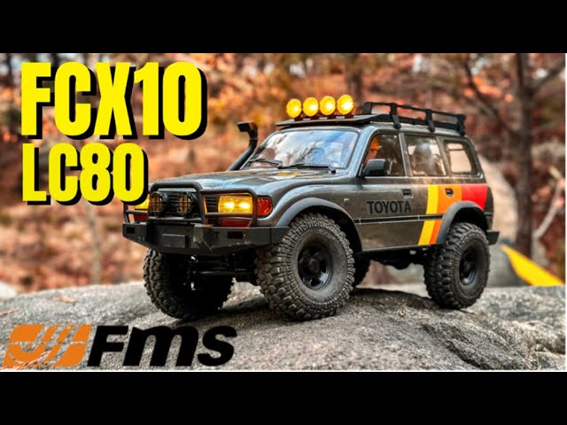 FMS FCX10 LC80 Toyota Land Cruiser - Run & Review!