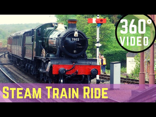 360 Degree : Riding a Steam Train