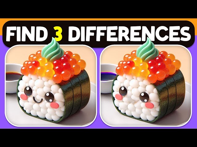 Can You Find 3 Differences | Test Your Observation Skills!