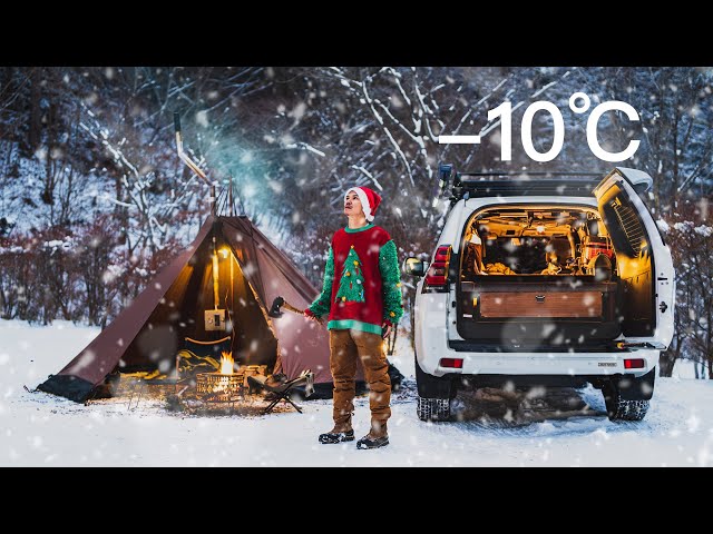 【-10℃】Japanese Christmas solo camping