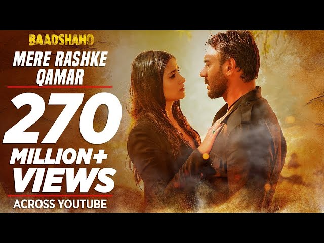 Mere Rashke Qamar  Baadshaho  Ajay Devgn, Ileana, Nusrat & Rahat Fateh Ali Khan, Tanisk Manoj