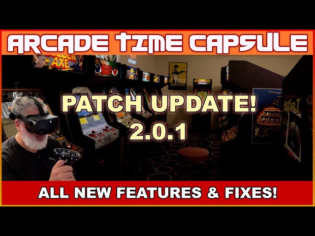 Smooth Locomotion! Add your own Music and more! Arcade Time Capsule #vrgaming #mame