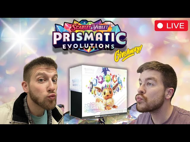 Opening Prismatic Evolutions with BEWTWO! | Pokemon Giveaways | Free Pokemon Cards