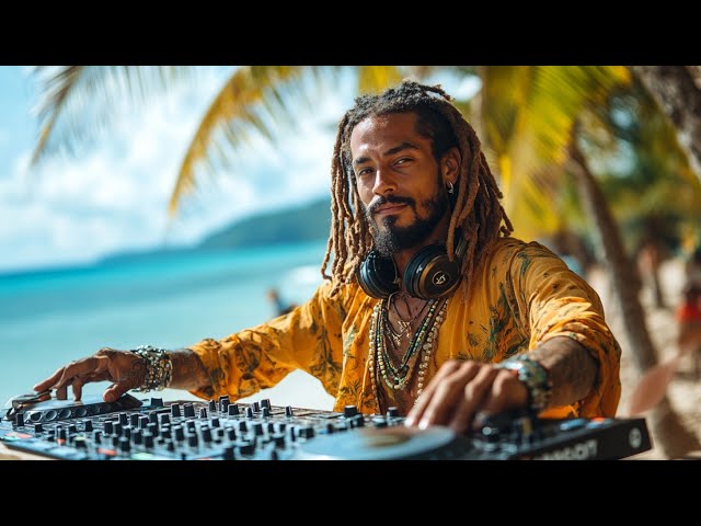 Beach DJ Reggae Music Mix 🌴 Chillout Playlist with Tropical Island Rhythms and Soothing Beach Vibes