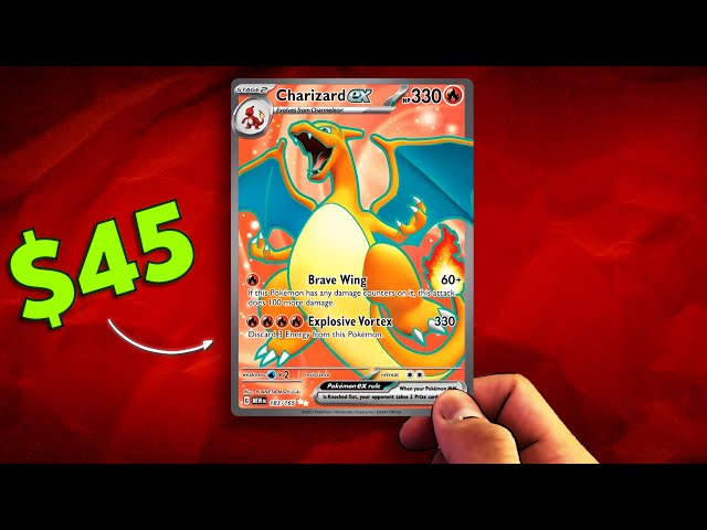 CHARIZARD EX PULLED from Pokemon 151 Booster Packs!