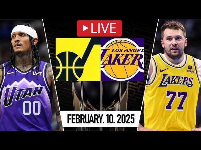 NBA LIVE! LA Lakers vs Utah Jazz | February 10, 2025 | Jazz vs Lakers LIVE NBA 2K25