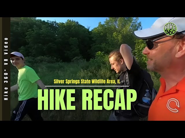 Silver Springs State Wildlife Area, IL - Hike Recap (Hike 360° VR Video)