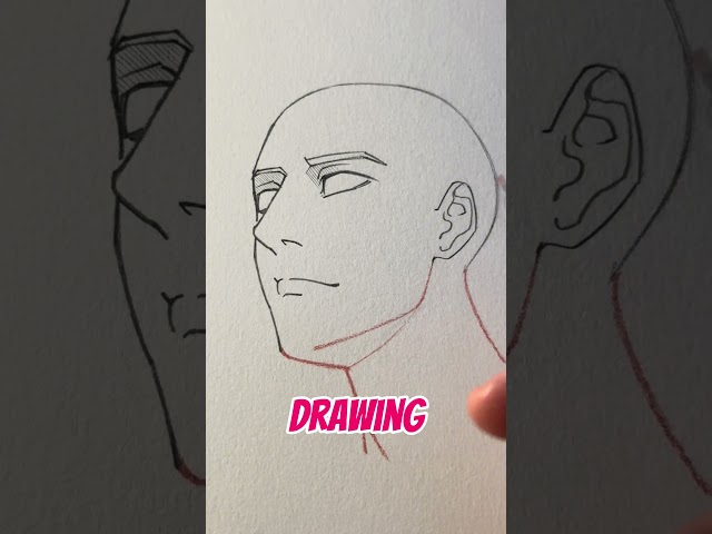 How to draw chin from side angle || Jmarron