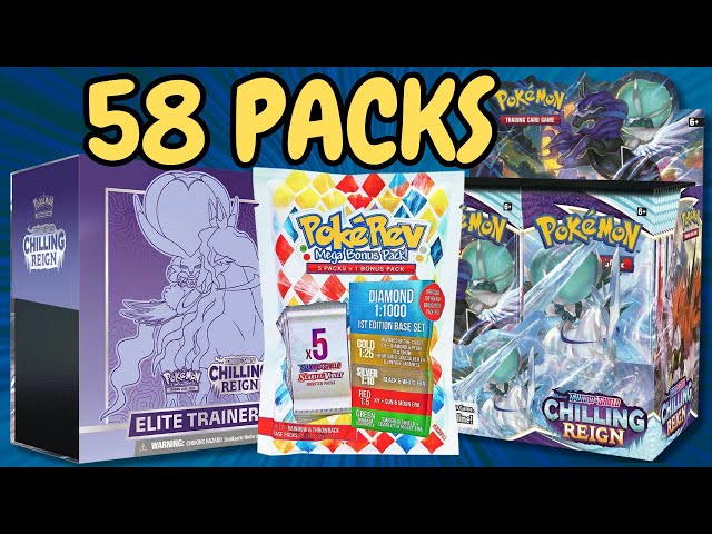 Let's Open Chilling Reign and a PokeRev 6.0 Mystery Pack, Diamond Edition!