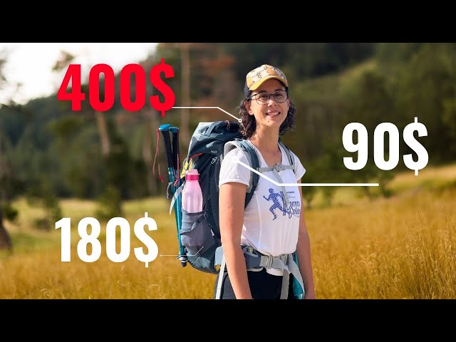 14$ vs 400$ Hiking Backpack EXPOSED