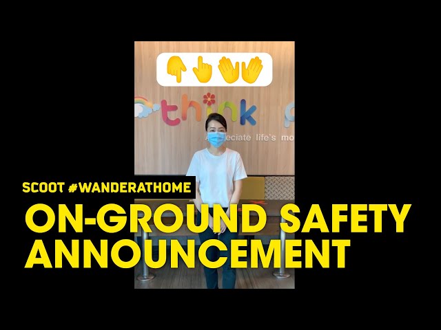 On-Ground Safety Announcement Video - Scoot