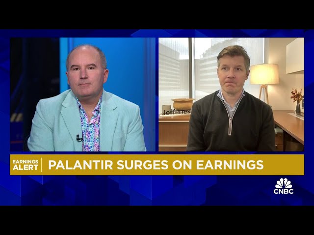 Palantir shares spike on earnings beat and strong outlook