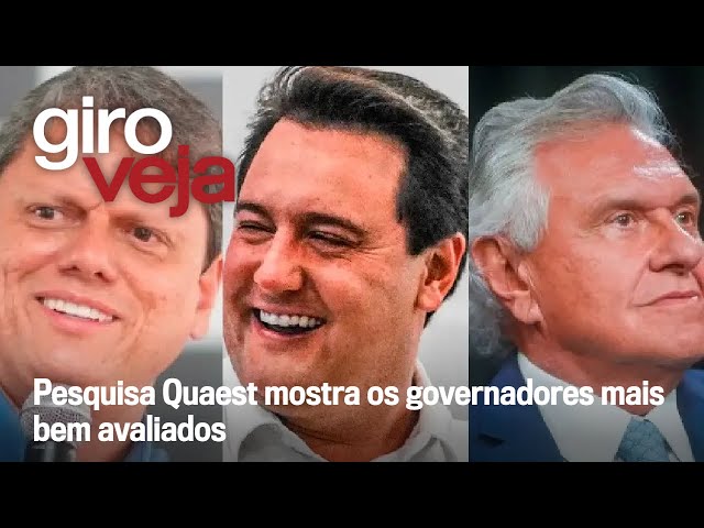 Pesquisa mostra elemento em comum entre governadores com maior aprovação | Giro VEJA