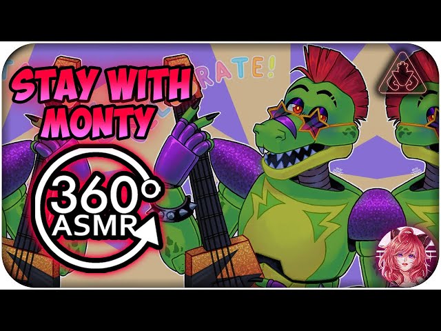 Stay With Monty~ [360º VR ASMR] | FNAF: Security Breach 360 VR