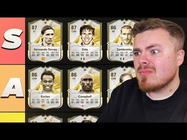 RANKING EVERY MAX 87 RATED BASE ICON SBC! 🥇 FC 25 Ultimate Team Tier List