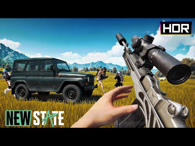 PUBG New State Intense Erangel HDR Ultra Graphics Gameplay