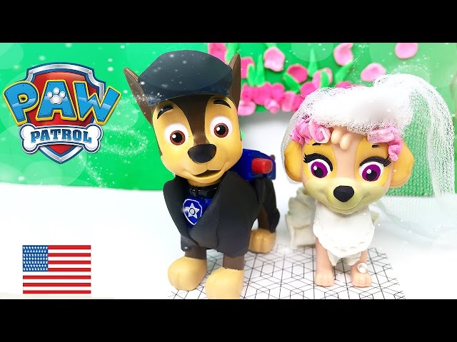 Paw Patrol Chase and Skye get married Full episode Wedding Day in Love Kiss