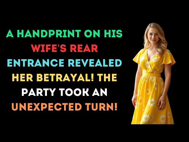 "His wife’s betrayal was confirmed by a handprint what was meant to be a fun party, turned dark.