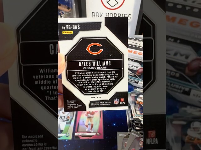 2024 PRIZM FOOTBALL💥LAST PACK MAGIC?! CALEB Williams RC! #footballcards #prizm #shorts #nfl #irl