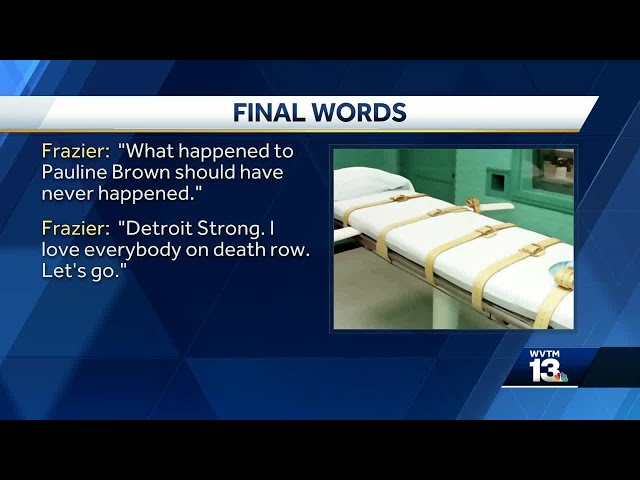 'Detroit strong': Alabama carries out execution of inmate in Michigan's custody