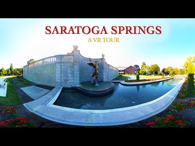 An eolian VR tour of Saratoga Springs, NY