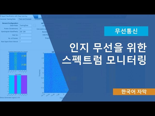 인지 무선을 위한 스펙트럼 모니터링