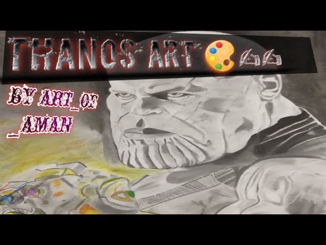 Thanos art ✍✍ by art_of_aman//Avengers end game