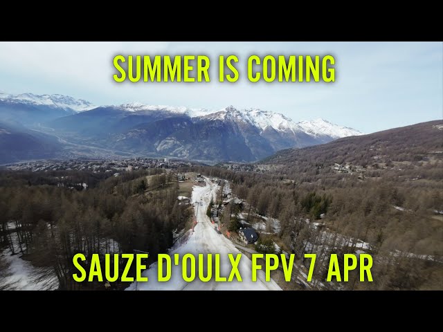 FPV Flight at La Sosta, Clotes, Sauze D'Oulx 7 April 24