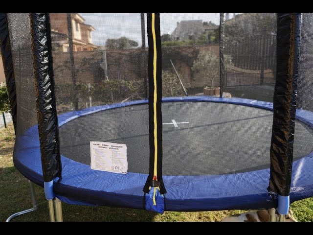 Ultrasport garden trampoline - assembly and testing