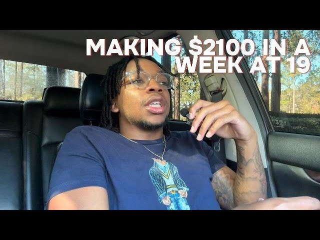 MAKING $2100 IN A WEEK AT 19 DAYTRADING