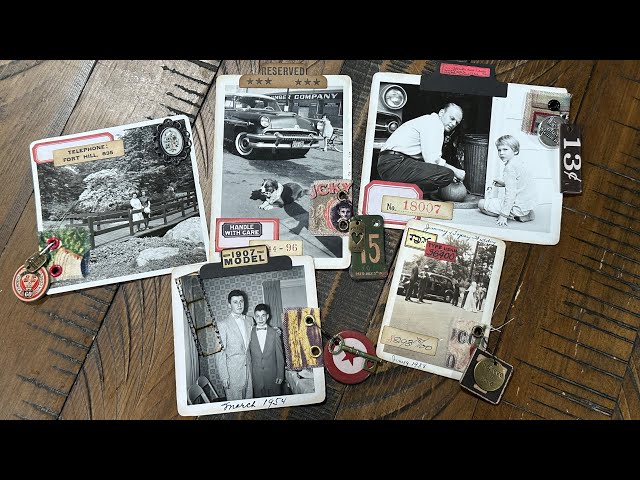 Craft With Me - Let’s Make Vintage Photo Journal Cards