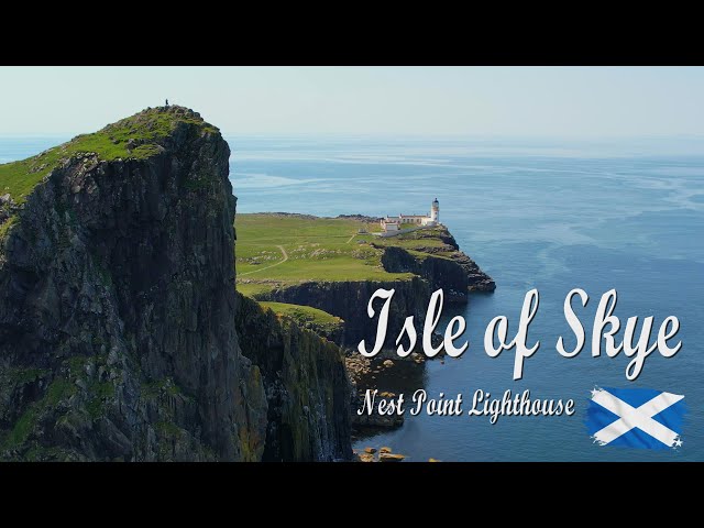 Scotland 3/7: Isle of Skye, Neist Point Lighthouse - drone 4K