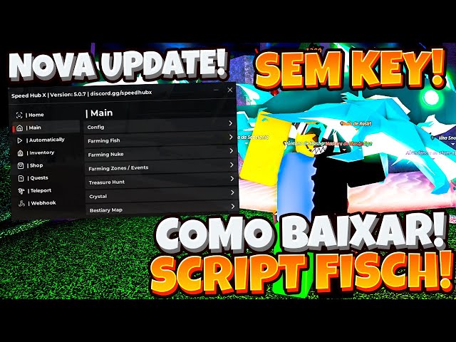 Como Baixar e Colocar SCRIPT no Fisch (CELULAR/MOBILE) | Instalar Executor Roblox/Usar Script