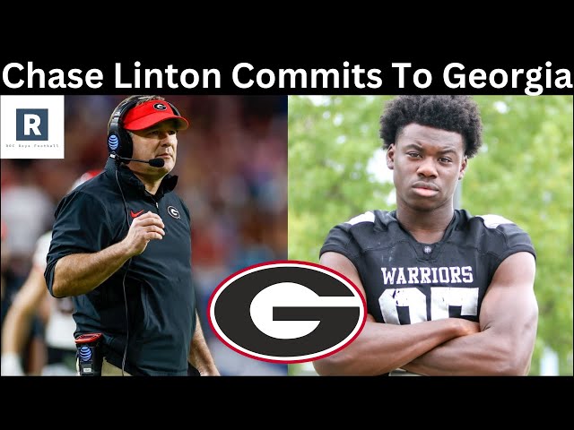 Chase Linton Commits To Georgia | Georgia Football Recruiting News