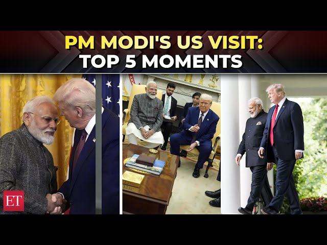 PM Modi's US visit: Top 5 moments during Modi-Trump meeting that went viral