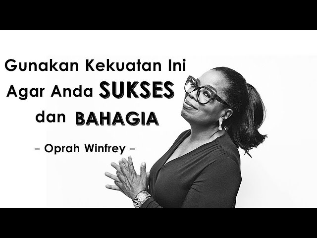 Kekuatan HEBAT dalam Hatimu - Oprah Winfrey -  Subtitle Indonesia #motivasi dan inspirasi