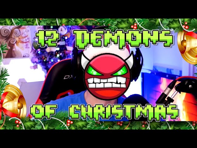 12 Demons Of Christmas 2024 Full Song। Geometry Dash