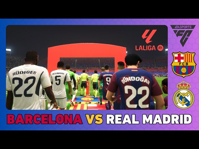 EL CLÁSICO - BARCELONA vs REAL MADRID - La Liga 2023/24 - EA FC 24