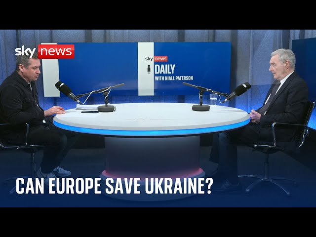 Prof Michael Clarke assesses Europe's plan to defend Ukraine