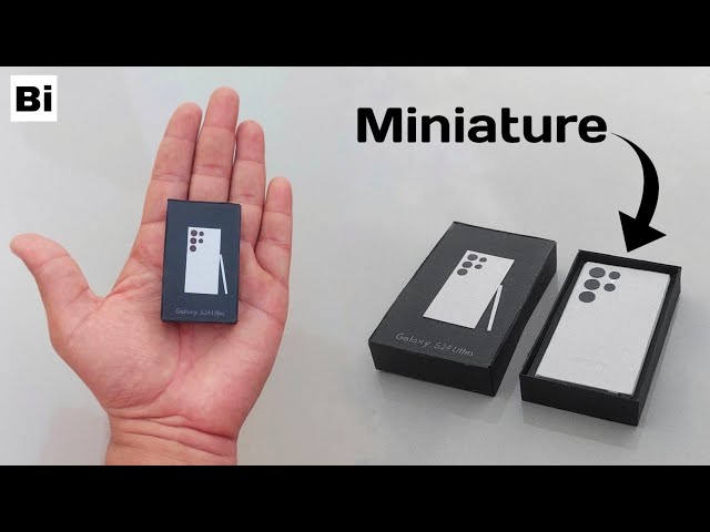 Samsung Galaxy S24 Ultra Miniature Edition | How to make a Phone😱